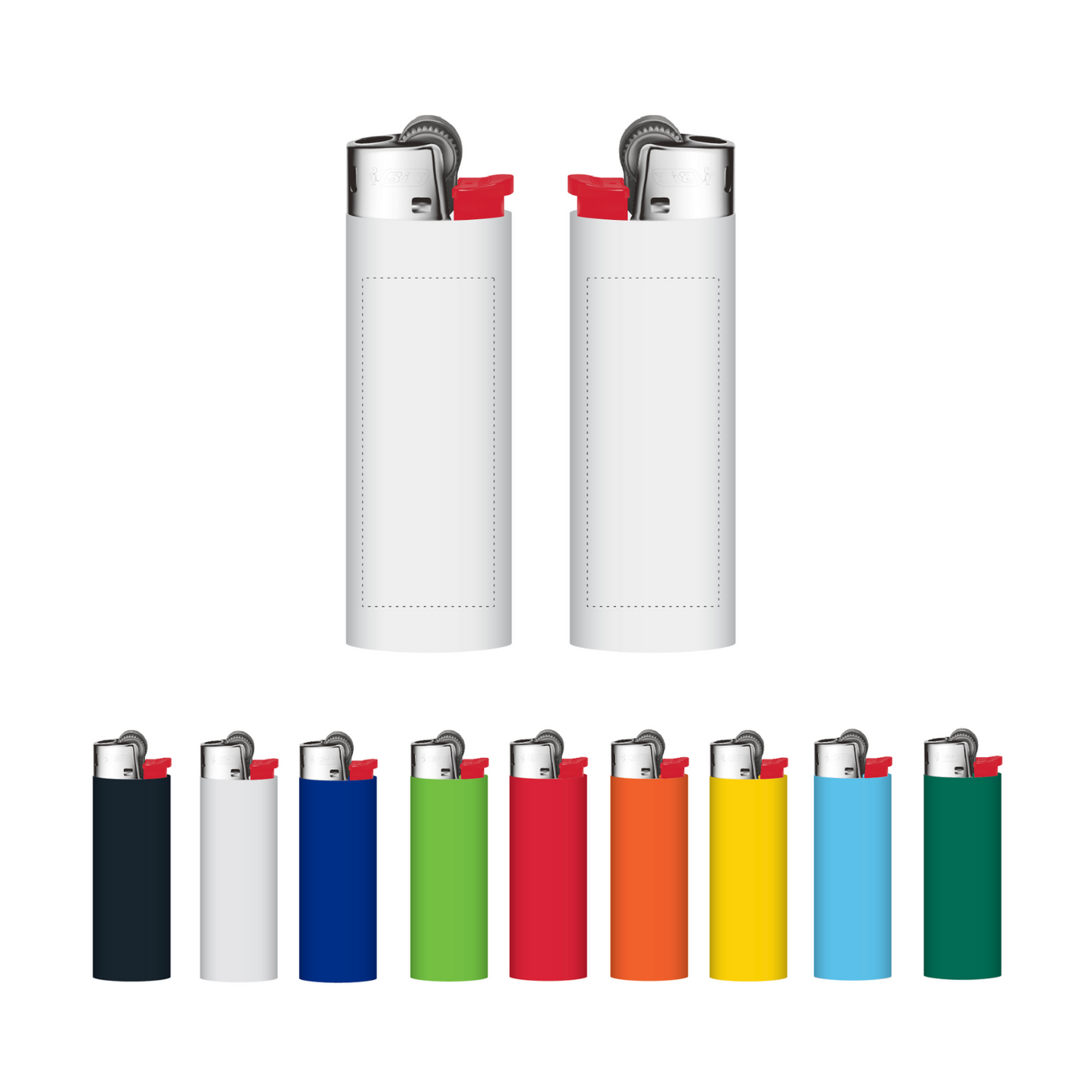 Die-line (dyeline) for custom Bic lighter