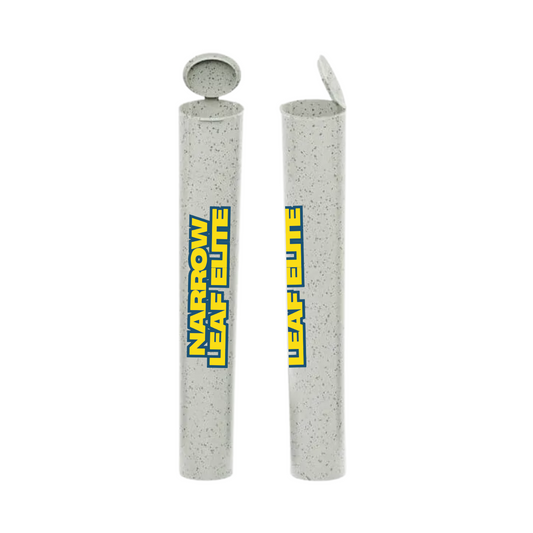116mm hemp pop top pre-roll tubes with custom full color labels, child-resistant