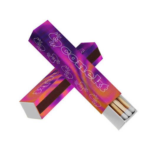 Lipstick matchboxes custom branded with full color logo