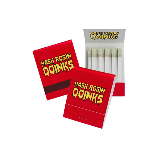 custom matchbooks 20 count matches red cover open