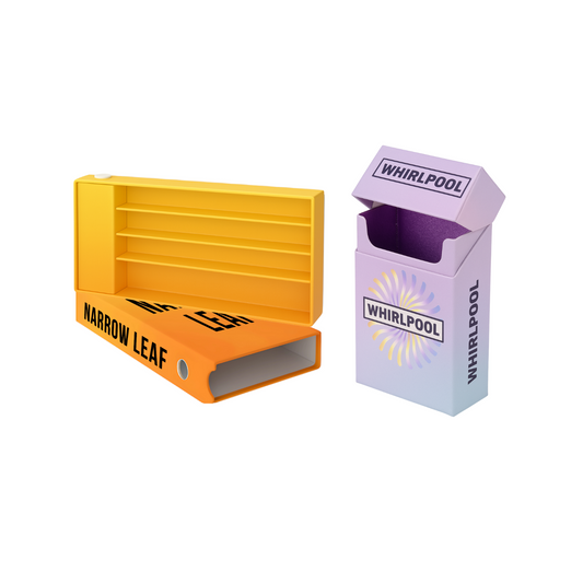 Custom pre-roll boxes in multi-pack and single-pack styles. Fully branded packaging options for pre-rolls, available in a variety of sizes, finishes, and designs to fit your brand’s needs.