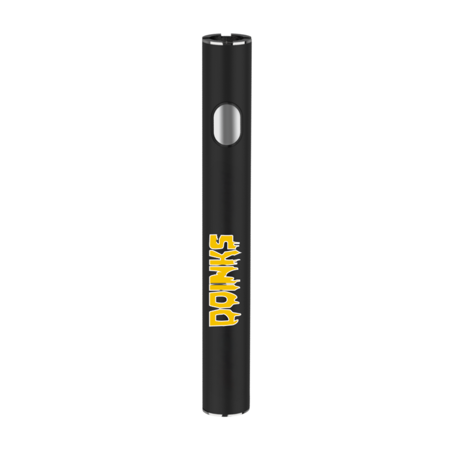 Custom black vape pen battery with full-color logo print, good battery capacity
