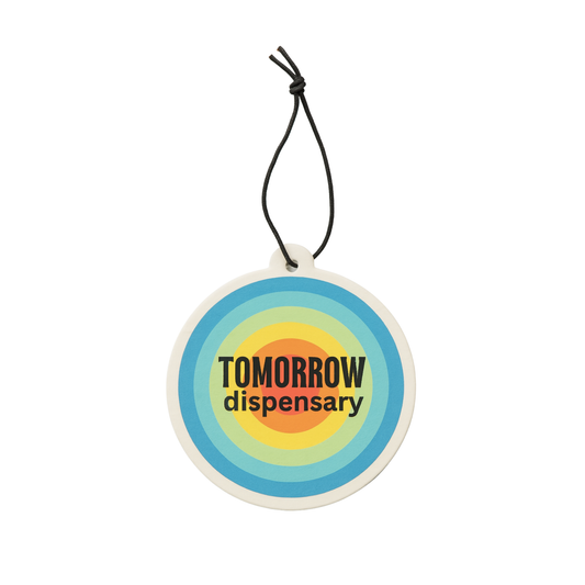 Branded custom-shaped car air freshener in full color