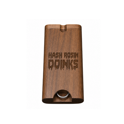 Custom branded wooden dugout stash box