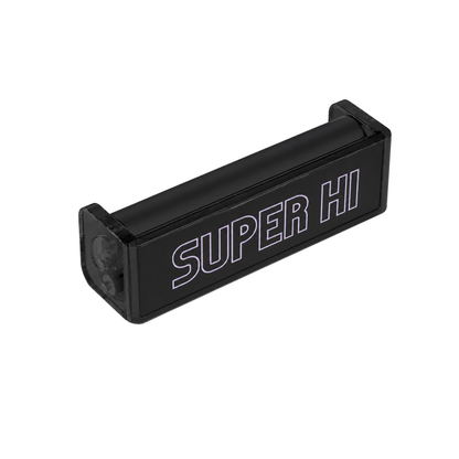 Custom 109mm rolling machine with cannabis brand logo