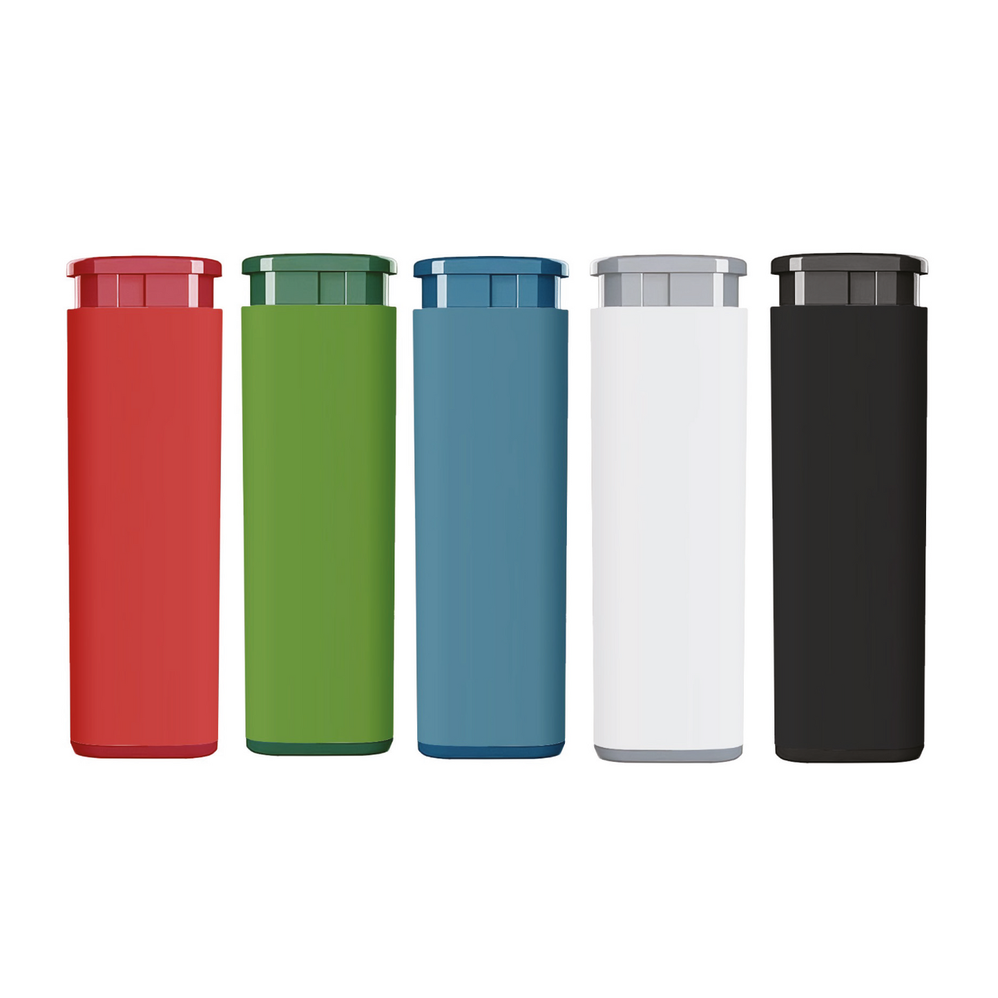 Lineup of MK jet lighters in assorted available body colors