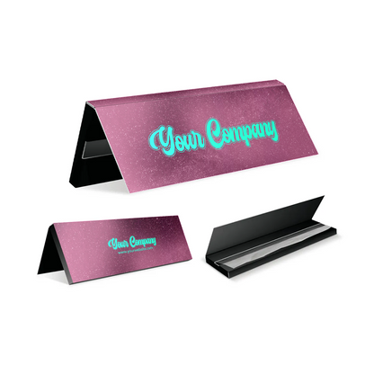 Fast turnaround rolling papers with full-color pink and blue custom artwork